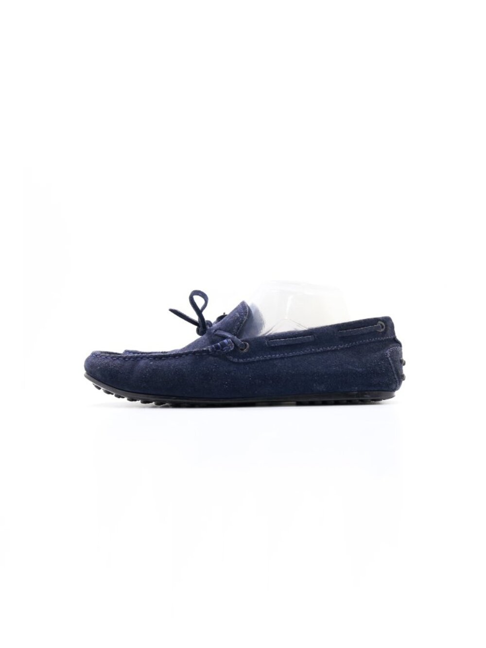 Tod's Gommino Blue Suede Leather Driving Loafers - Men's UK 8 A/US 9 Narrow